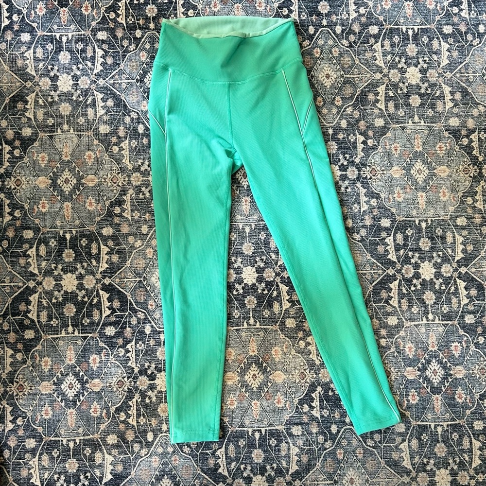 Wilo the Label Outline Leggings (Sea Green) - Small